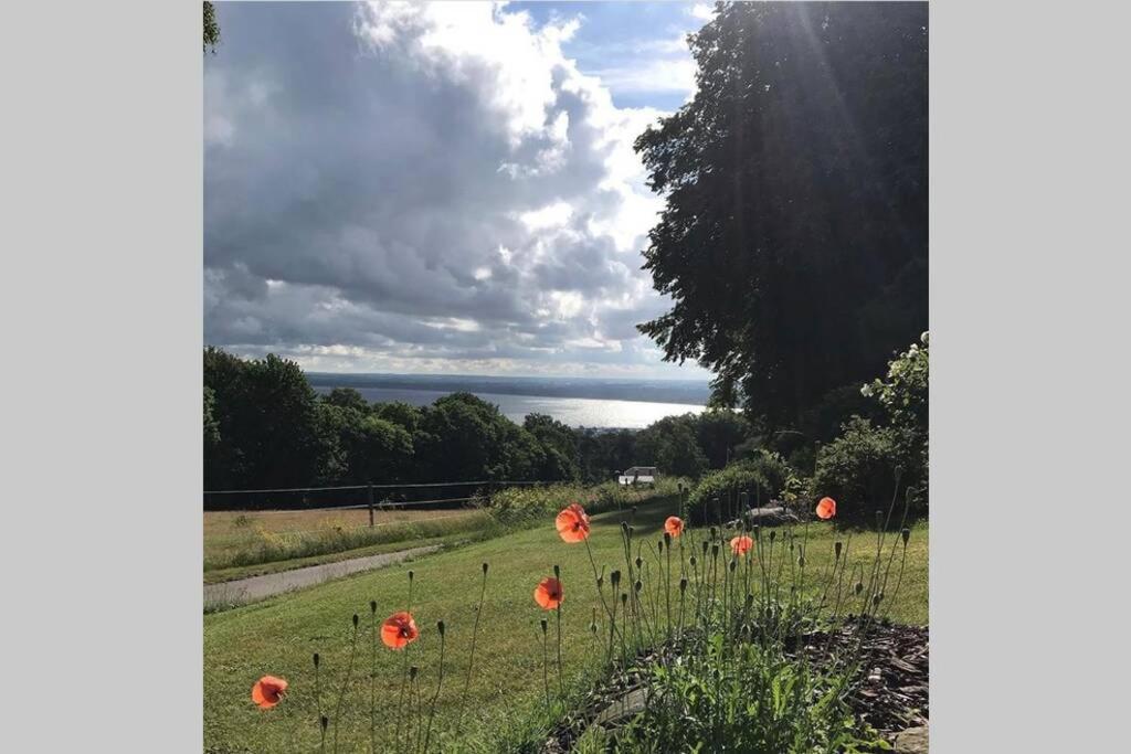Villa Med Fantastisk Utsikt Båstad Esterno foto